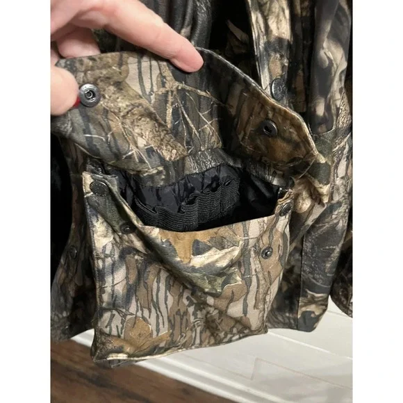 Camo Bear Creek Outfitters Coat Mens Large Heavy Duty Lined Hunting Outdoors XXL - Picture 10 of 16